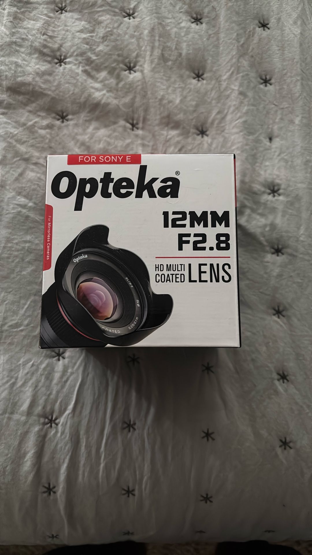 Opteka 12MM F2.8 HD Multi Coated Lens
