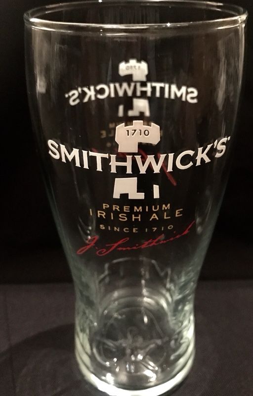 Set of 4 Smithwick’s Irish Ale 20oz pint glasses
