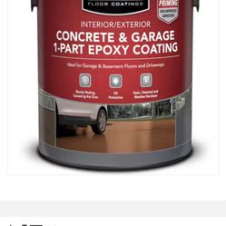 Behr 1-Gallon Epoxy For Concrete /Garage Floor Paint
