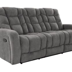 Brynn Reclining Sofa and Reclining Loveseat w/Console