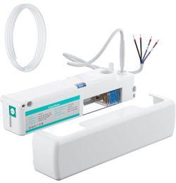 ☆ Super-Quiet Mini Split Condensate Pump, 16 dB, Capacitive Sensor, Soft Start & Auto-Adjust Flow, 65 FT Lift, 100-240V, Wall-Mount Drain Pump for Min