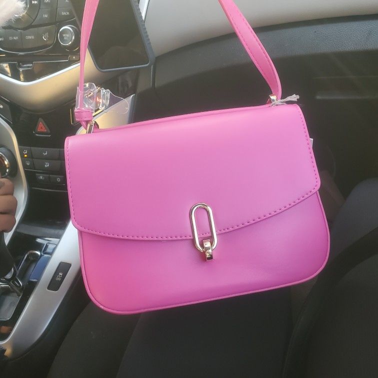 Pink Cross Over Bag
