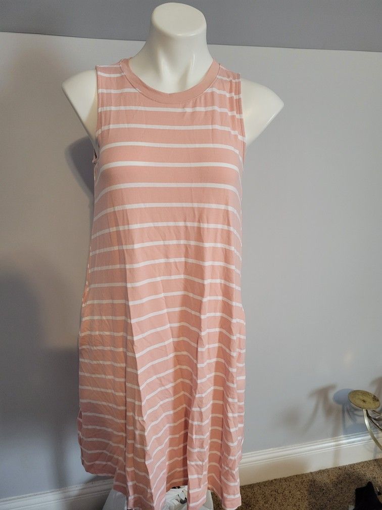 Women's Tank Tshirt Style Dress...size Medium