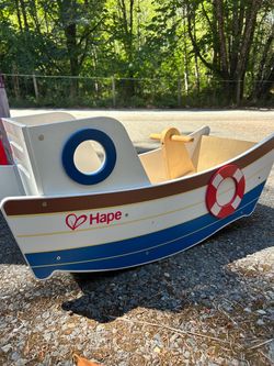 Hape Wooden Rocking Boat