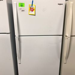 Whirlpool Top Freezer Refrigerator White