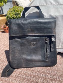 Leather tote