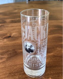 Jack Daniel's Tall Highball Glass - Portrait Design