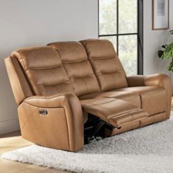 Member's Mark Cooper Power Reclining Leather Sofa $799.99