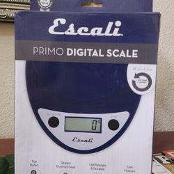 Escali Primo Digital Food Scale | Model: P115CH | Black | Capacity: 5 kg

