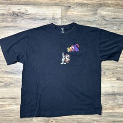 Vintage Warner Bros  Embroidered Character Pocket Tshirt