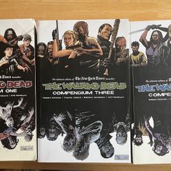 Walking Dead Comic Book Compendiums 1-3