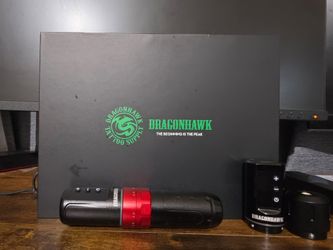 Tattoo Setup (Machine, Stencil printer, Needles, Ink, Accessories)