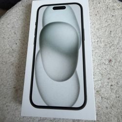 New iPhone 15 256GB Black