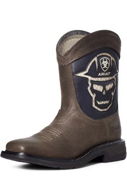 ARIAT Boys' WorkHog XT VenTEK Square Toe Boots
