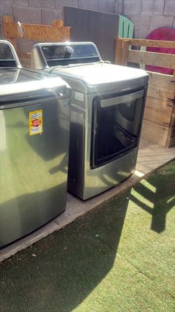 Bonito set de Labadora y secadora de gas marca LG
