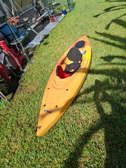 Lifetime Sit-In Kayak Yellow and Red