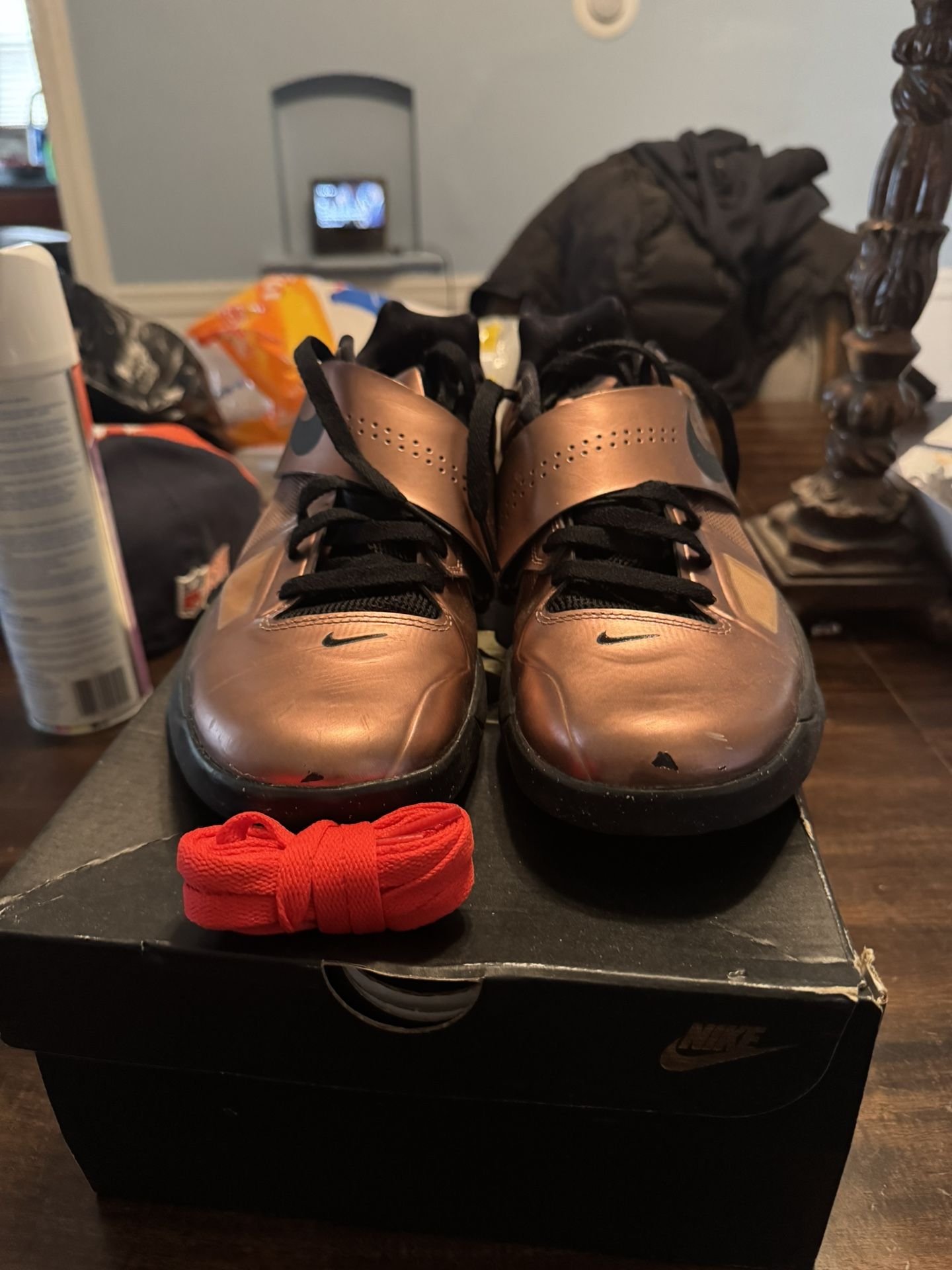 NIKE ZOOM KD IV COPPER