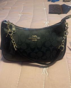 Black coach purse