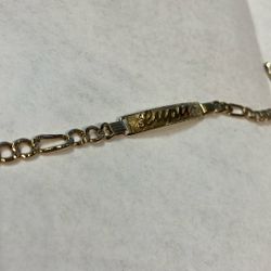 14k Gold Bracelet #107581-3 MJ 