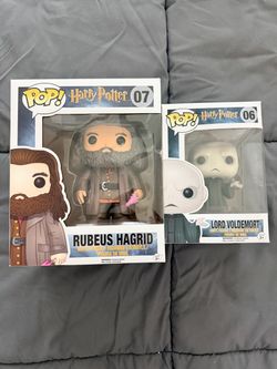 Harry Potter Funko Pop Bundle – Hagrid #07 6-Inch + Lord Voldemort #06