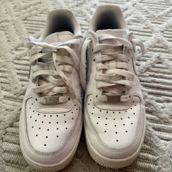 White Nike Air Force Size 7