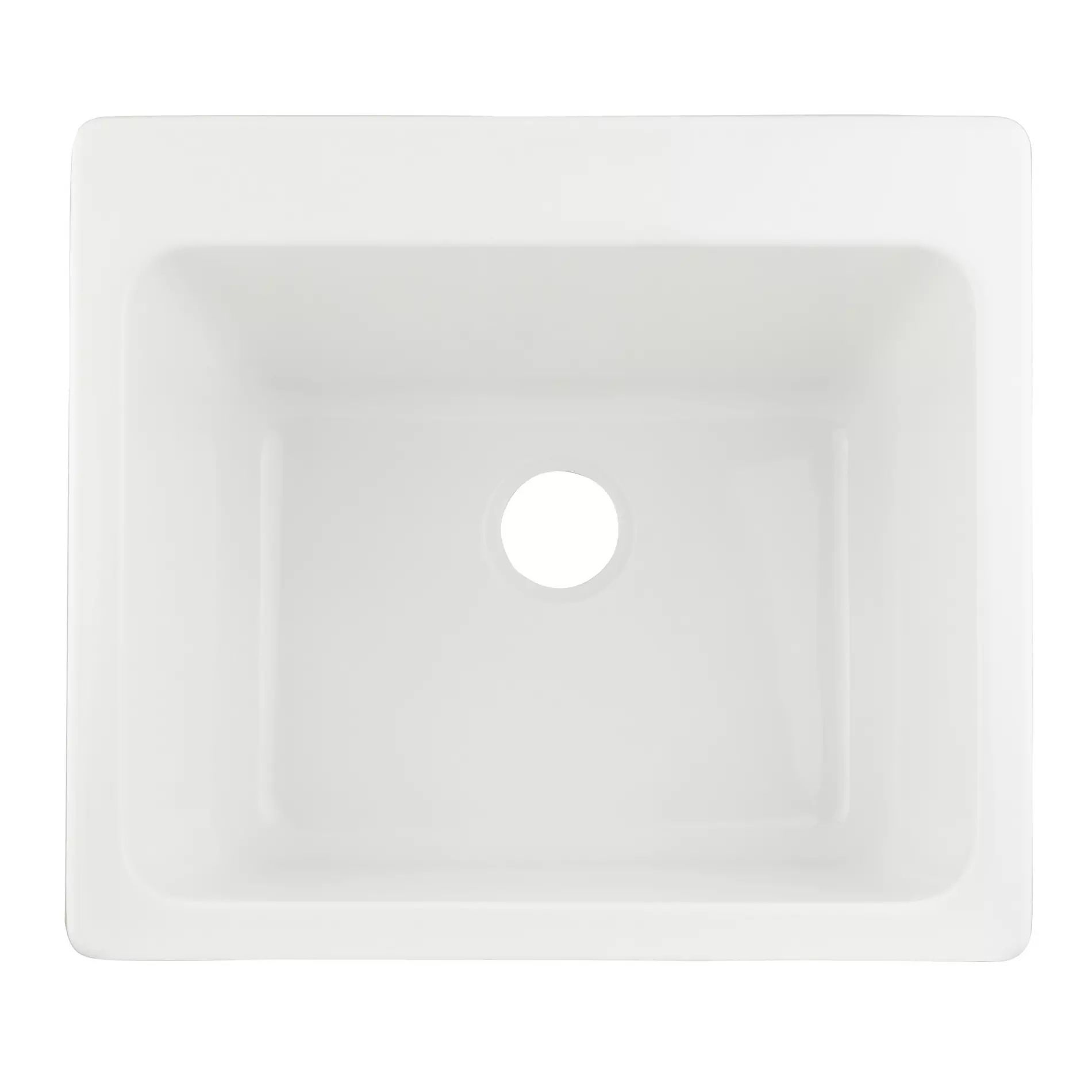 NEW Signature Hardware SHLS2522WH Medford Acrylic Undermount Laundry Sink
