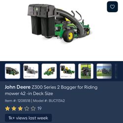 John Deere Z300 Series 2 Bagger for Riding mower 42 -in Deck Size
