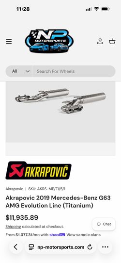 Akrapovic exhaust sound kit