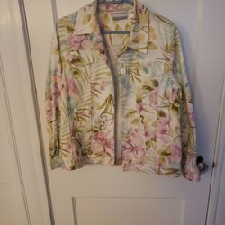 Brand NEW Flowery Shirt Jacket