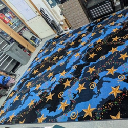Free Arcade / casino carpet rug 12 x 12'9