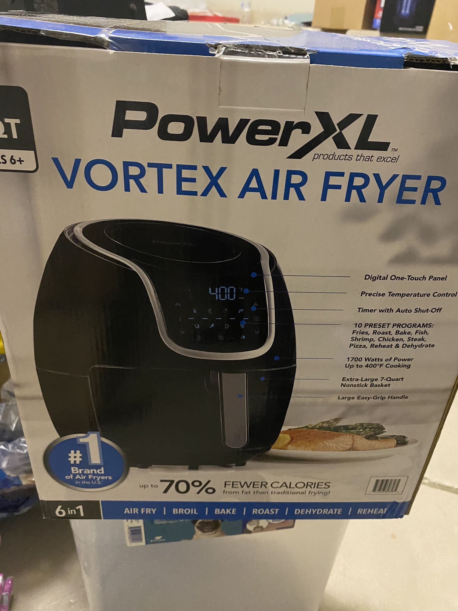Power XL Vortex air fryer Barely Used In Box