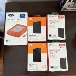 1-4 TB HDD’s