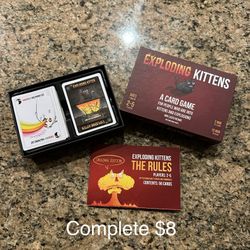 Complete Exploding Kittens card Game