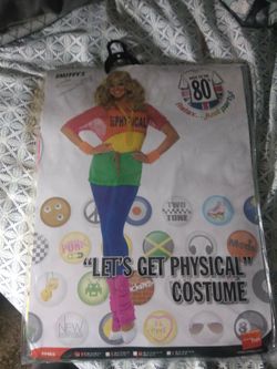 Disco 80s Girl Costume Halloween x Small new