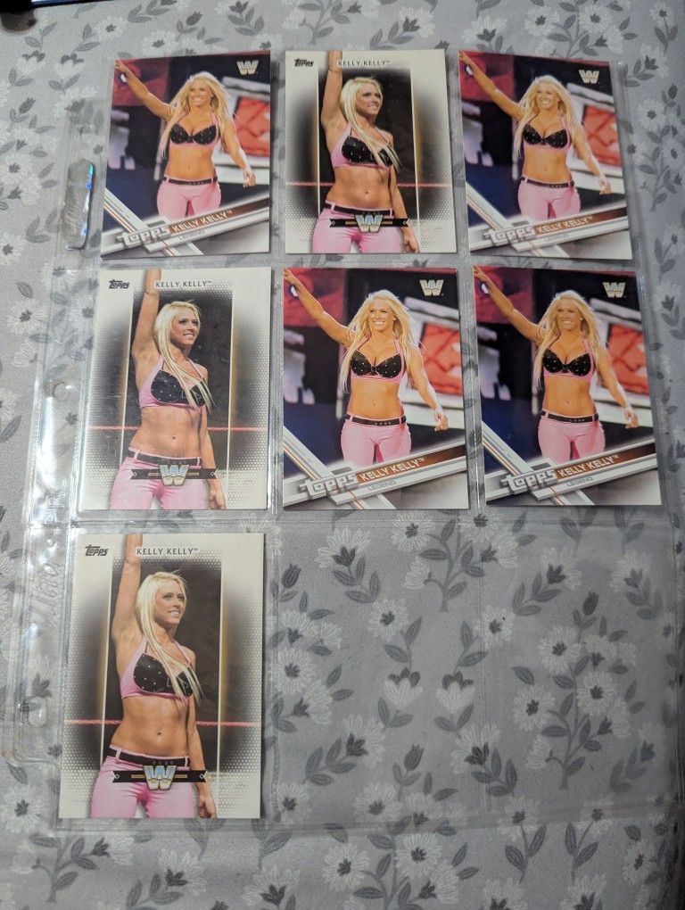 Kelly Kelly Barbie Blank WWE Wrestling Cards Card Lot