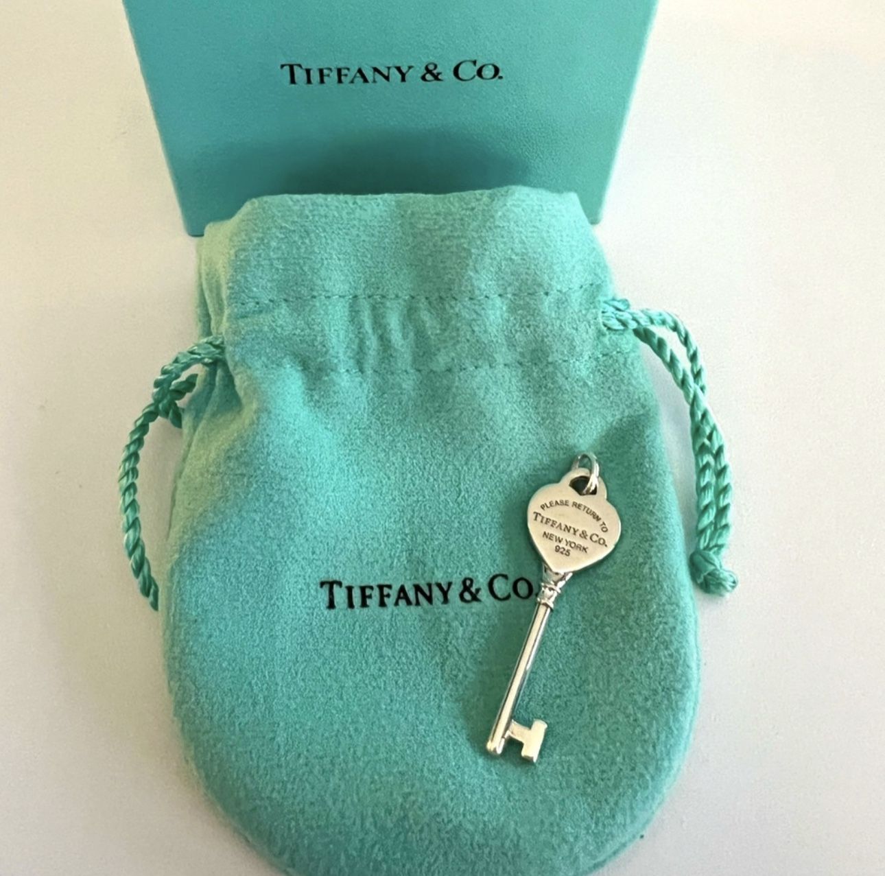 Tiffany & Co. Return to Tiffany Key Pendant Sterling Silver 