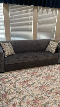Brand new custom ordered sofa and chairs with four pillows