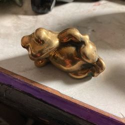 Solid Brass Frog