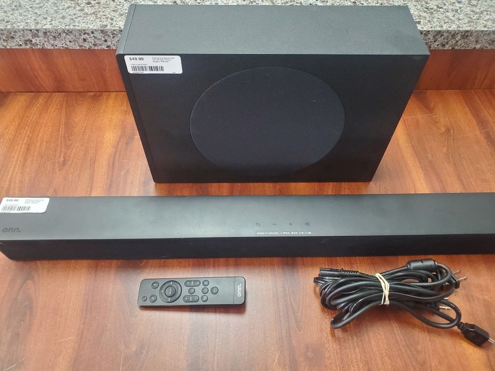 Onn Sound Bar 100130683