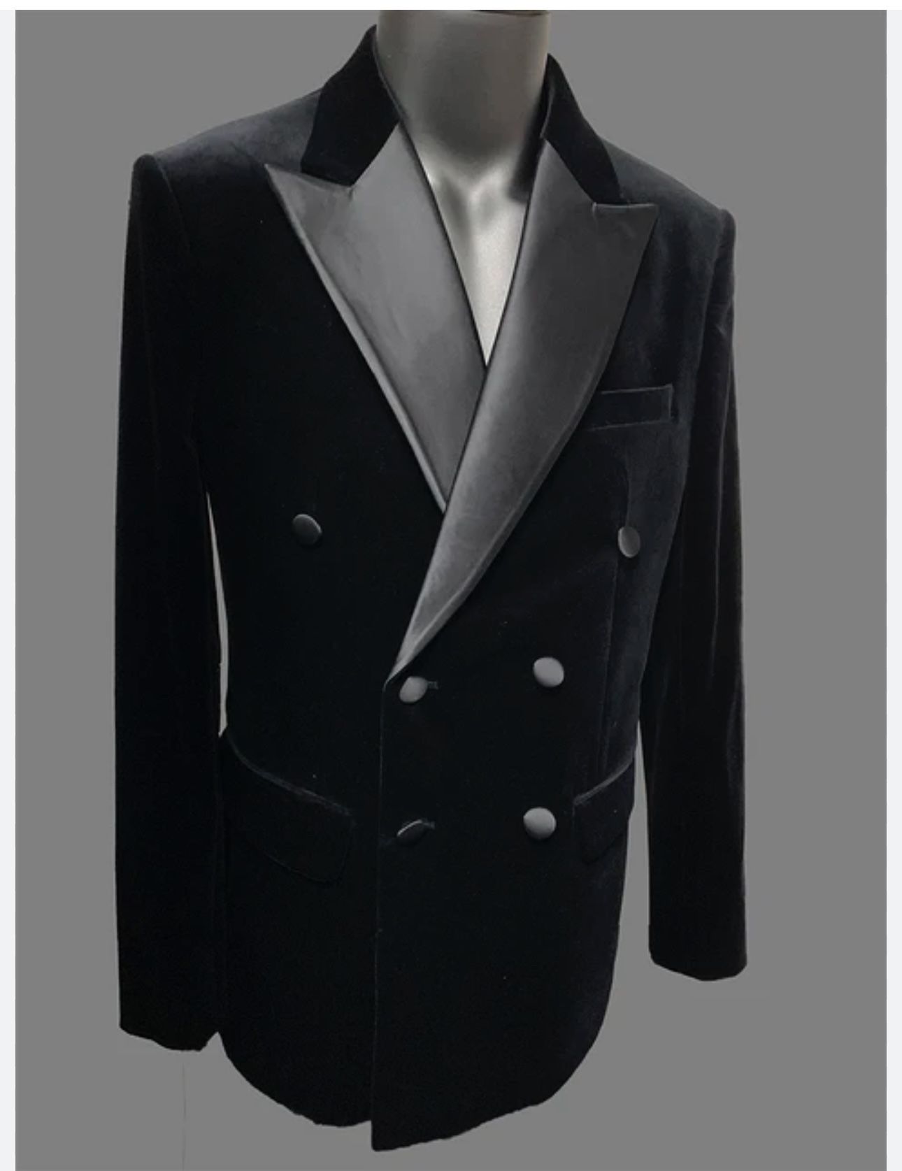 Black Velvet XL Coat 