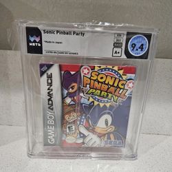 Sonic Pinball Party (Nintendo Game Boy Advance, 2003) – WATA 9.4 A+ Sealed