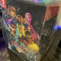 limited run games streets of rage 4 lrg collector's edition Switch Ps4 PlayStation 4 limited edition with statue Gift