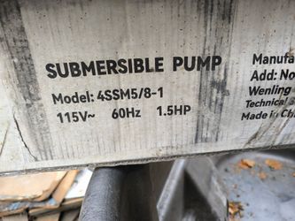 VEVOR submersible well pump
