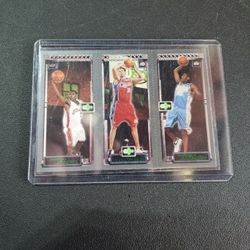 Labron James Rookie Card With Carmelo Anthony Rookie Card. 