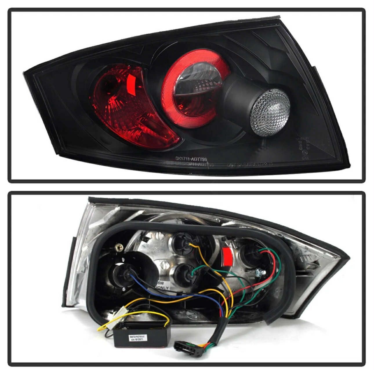 2000-2006 AUDI TT SPYDER BLACK TAILLIGHTS, BRAND NEW AND IN THE BOX.