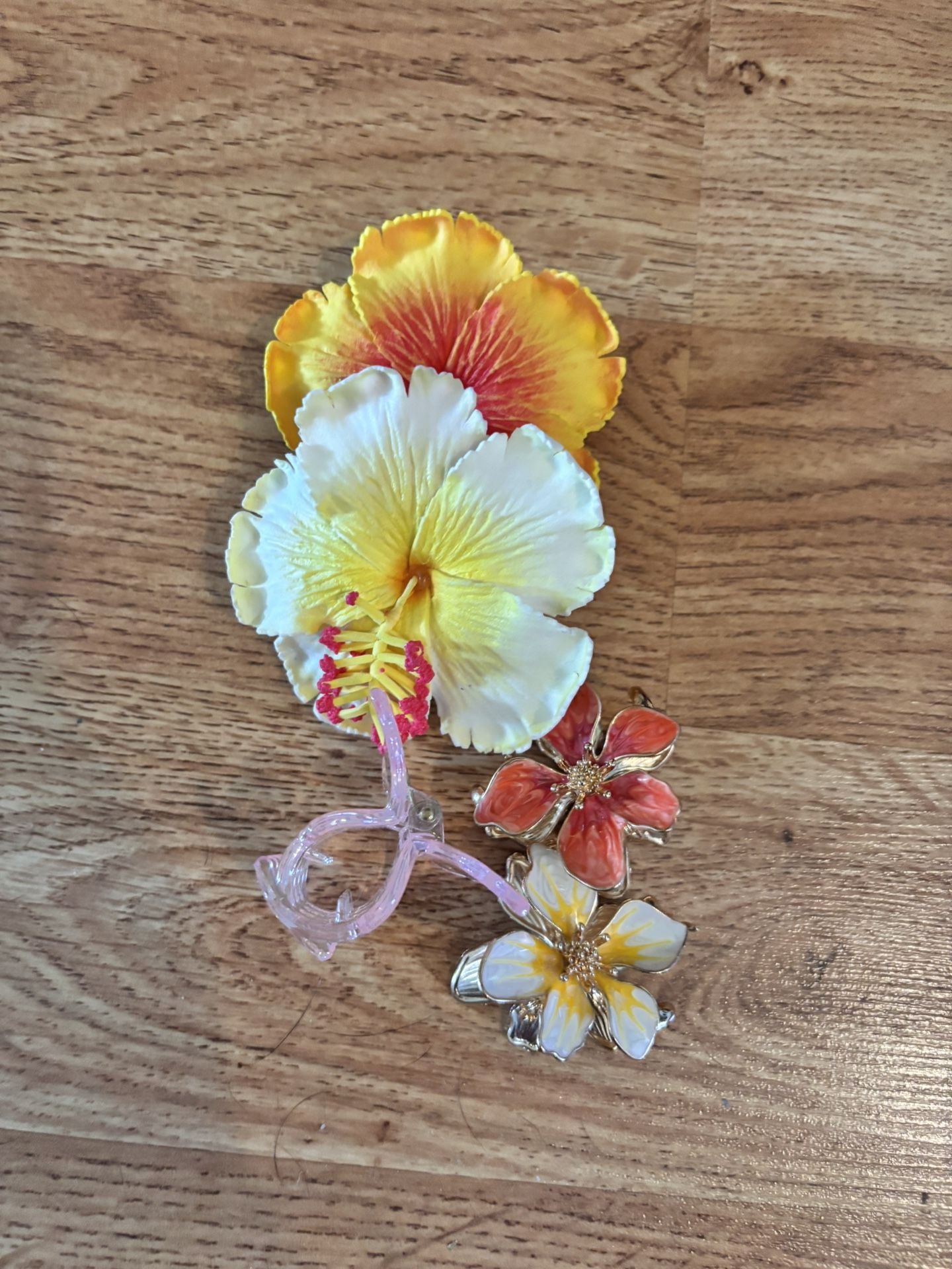 Floral Hair Clips