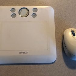 Wacom Bamboo Tablet Drawing Pad w Mouse