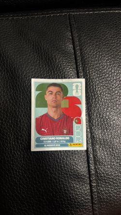 Cristiano Ronaldo panini world cup sticker