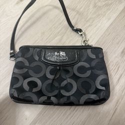 Coach Madisen Wristlet C Logo Pattern  