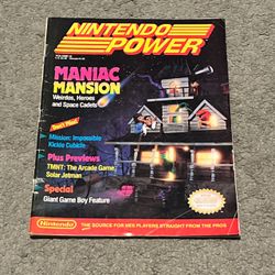 Nintendo Power Magazine Vol. 16 Maniac Mansion w/ Poster 1990 Vintage Rare
